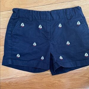 Vineyard Vines Dark Blue Sailboat Girl’s Shorts